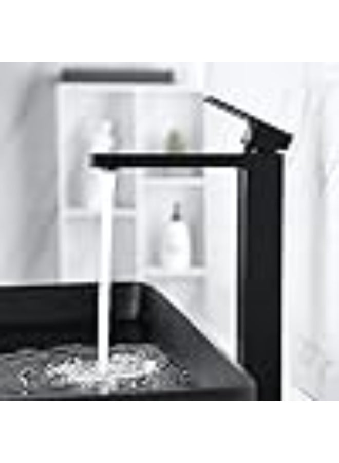 واي دي خلاط حوض مربع طويل | صنبور حوض حمام عصري | خلاط مياه بذراع واحد | صنبور حوض غسيل مثبت على السطح | مصنوع من النحاس المتين - Image 2